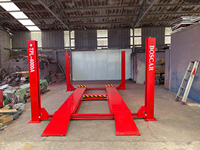 Pont élévateur hydraulique à quatre colonnes personnalisé en usine (ODM/OEM) – Capacité 4000 kg, hauteur de levage totale 2150 mm – Idéal pour l'alignement des 4 roues – Nouveauté !
