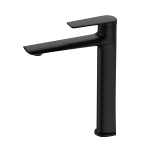 Grifo de Lavabo Alto de Latón Macizo con Cartucho Cerámico, Monomando de Un Solo Orificio para Baño de Casa u Hotel - Product Image 5