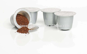 Cápsula de café de 37mm Embalaje Cápsula de café de papel de aluminio vacía con pegatina - Product Image 4