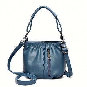 กระเป๋าโท้ทผู้หญิงทรงเรียบง่าย รุ่นใหม่ หนังนิ่ม สำหรับวัยกลางคน สะพายไหล่หรือสะพายข้างได้ - Product Image 3