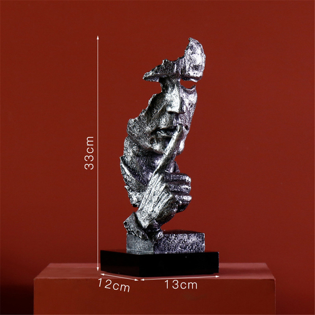 Silver NO Say 33cm