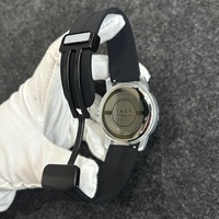 Montre à quartz pour homme en acier inoxydable avec cadran rotatif à billes de fer, boucle magnétique et bracelet en silicone, modèle Skull Twelve Galaxy