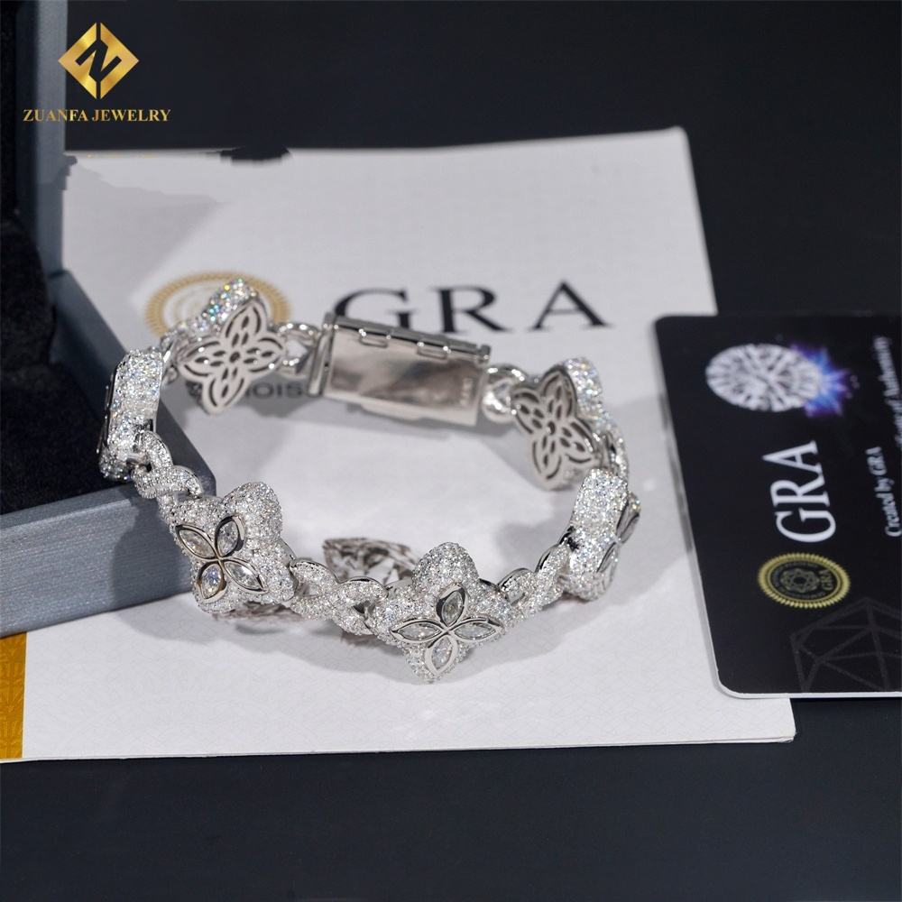 Silver+white marquise