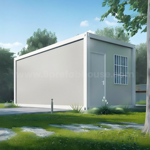 Casas de contenedores plegables con marco de acero económico para construcción de oficinas, sitio de trabajo, Campamento, complejo de apartamentos plegable conveniente - Product Image 4