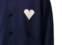 Cardigan en laine jacquard respirant pour homme, col rond, manches longues, coupe oversize, fabrication OEM ODM