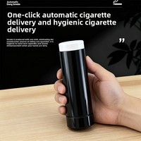 Étui à cigarettes en plastique créatif à une touche |   Slim, portable, hygiénique, anti-poussière |   Distributeur de cigarettes durable personnalisé |   Forme