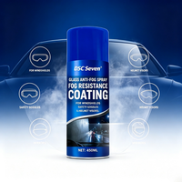 Spray anti-buée en verre nano 450 ml, protection longue durée pour pare-brise de voiture, visière de casque, miroir de salle de bain, application facile