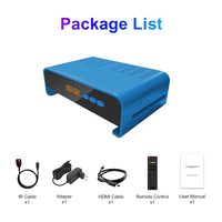 Récepteur de télévision par satellite numérique FTA H265 DVB-S2 décodeur 1080P Full HD chaînes gratuites décodeur en plastique