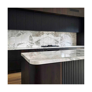 Comptoir de cuisine moderne en marbre Calacatta Viola personnalisé Newstar, îlot en marbre - Product Image 3