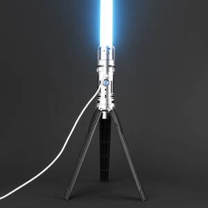Sabre laser LED USB Nexussabers avec affichage, décoration créative pour la maison, changement de couleur infini, commande vocale, ornement de bureau, cadeau - Product Image 2