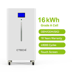 แบตเตอรี่ลิเธียม LiFePO4 สำหรับพลังงานแสงอาทิตย์ 5kWh 10kWh 15kWh 16kWh 20kWh 30kWh ชุดแบตเตอรี่ <span class=keywords><strong>48V</strong></span> 51.2V สำหรับเก็บพลังงานภายในบ้าน - Product Image 1
