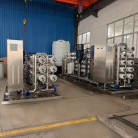 Système de purification d'eau ultrapure industriel à double passage RO + EDI pour la fabrication de semi-conducteurs et d'électronique