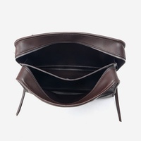 Sac à bandoulière en cuir véritable tendance 2026 pour femme, grande capacité, sac à main Boston marron