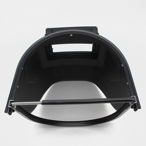 ANT5PPE, gafas dobles protectoras químicas negras, máscara de arco eléctrico PP a prueba de salpicaduras, protección facial de soldadura de cuero sin casco - Product Image 3