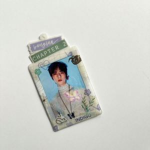 Factory Price Custom Design Cute PVC Card Kpop Photocard Holder Stars Photo Collect Card Holders With Keychain - Product Image 4