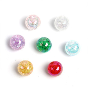 High-Penetration DIY Accessories Wholesale Loose <b>Beads</b> Burst <b>Acrylic</b> <b>Beads</b> <b>Plastic</b> <b>Lucite</b> High-Penetration Crack <b>Beads</b> - Product Image 5