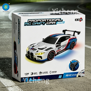 Coche de Carreras <span class=keywords><strong>RC</strong></span> 4WD de 2.4GHz a Escala 1:24 con Control Remoto Proporcional Completo, Luces LED, Juguete de Alta Velocidad para Niños y Adultos - Product Image 4