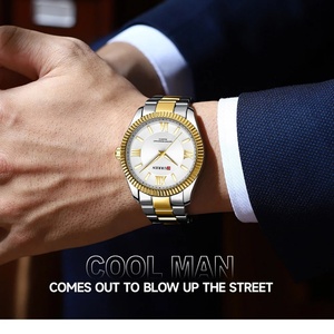 Montre de mode CURREN 8453 pour homme avec aiguilles lumineuses, bracelet fin en acier inoxydable, montre-bracelet à quartz, nouvelle montre - Product Image 3