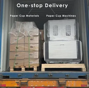 Fully Automatic Hot Sale Disposable Tea Coffee Paper Cup Fan Making Machine Low Cost Small Paper Cup Making Machine