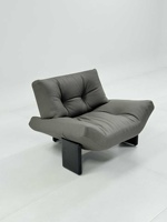 Fauteuil de loisirs individuel moderne PurelyFeel, chaise de salon design en cuir PU, chaise Safari pour hôtel