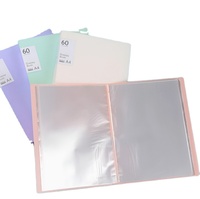 Nouvelle Tendance 2026 : Classeur A4 Personnalisé Grande Capacité en PP, Couleur Morandi, avec Insert Transparent, Clip Musical et Étiquette Logo Imprimée