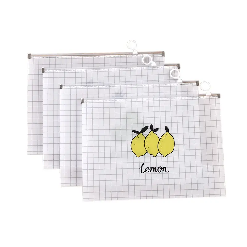 Dossier, portefeuille, transparent, sac à documents personnalisé, classeur, bouton-pression, papier de qualité, sac enveloppe en PVC, lettre, format A4, fournitures de bureau