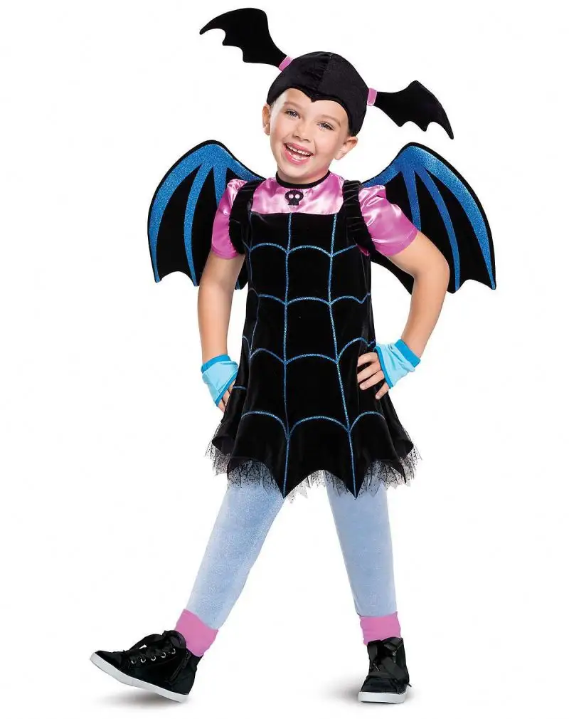 Prodotti caldi RTS all'ingrosso ragazze cosplay costumi per bambini abiti da ala per bambini vestiti da vampiro di halloween