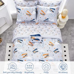 100% Polyester Fiber Kids' Babies' Bedding Kids Bedsheet Cartoon Bedding Sets Bed <strong>Sheet</strong> for Kids 6 Picecs - Product Image 3