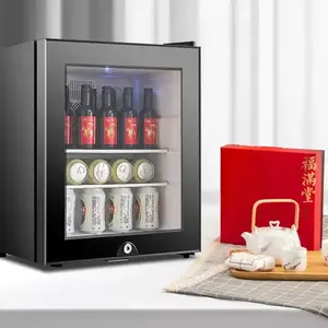 Compact Design Cooler Wine Tasting Bar Chiller Bistro Cooler Patisserie Small Mini Fridges Travel Compact Refrigerator