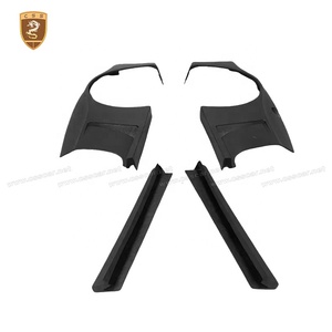 Upgrade ke LB GT Style bemper mobil rakitan, Kit bodi lebar Ferrari 458, bemper depan menyala, Rok samping sayap - Product Image 5