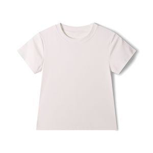 T-shirts en coton extensible 220 g/m² personnalisables avec logo pour femmes, respirants, style streetwear, unis, vierges, pour filles, coupe slim, hauts courts - Product Image 1