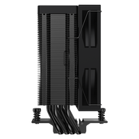 COOLLEO B40 DIG BK V2 Radiateur d'ordinateur à hydrogène, refroidisseur d'air pour processeur de 14e génération, LGA115X 1200 1700 1851 AMD TDP 220W