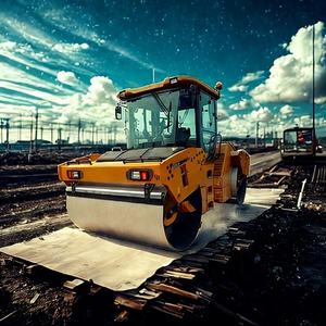 รถบดถนนแบบสั่นสะเทือนสองด้านไปข้างหน้าและถอยหลัง10ตันและ12ตันพร้อมส่วนประกอบเครื่องยนต์แกนลูกกลิ้งแบบดรัมคู่ - Product Image 3