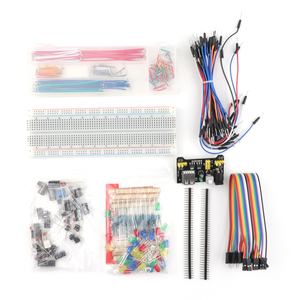 Hot 830 面包板电源电容电源跳线 LED 元件入门套件，适用于 UNO R3，兼容 <span class=keywords><strong>Arduino</strong></span> - Product Image 2
