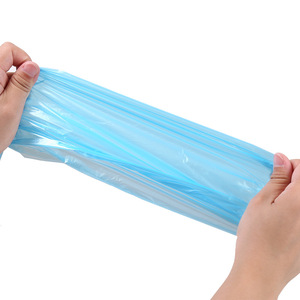 Okiss Vest Style Garbage Bags Xl Thickened Disposable Household Trash Bags Colorful Roll Pack - Product Image 4
