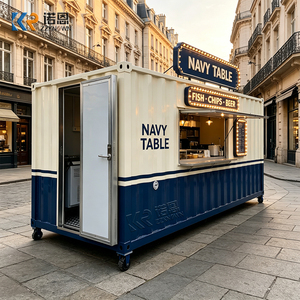 Modern Prefab Container With Turnkey Solution Stainless Steel Kitchen Mobile Restaurant - Product Image 5