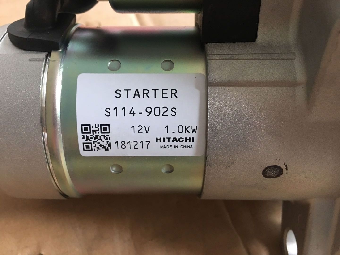 12V 1.0KW 10T 純正日立製 カー スターターモーター S114-902 23300