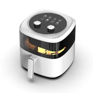 Schermo Touch New 1400W 6L cucina digitale commerciale aria friggitrice fornello senza olio