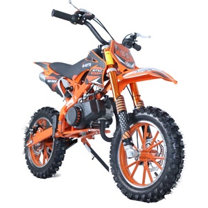 Minimoto de Gasolina Aston de 49cc para Niños, Minimoto de Cross de 2 Tiempos con Transmisión por Cadena, Motocicleta Todoterreno con Arranque Manual para Niños - Product Image 1