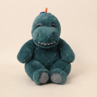 Maßgefertigtes Kawaii Niedliches Dinosaurier-Plüschtier Kunstfell Flanell Superweicher PP-Baumwollstoff Zertifiziert Sicher Stressabbau-Geschenk