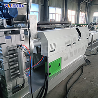 Ligne de granulation automatique de plastique Walldorn 200 kg/h pour le broyage, le lavage et le séchage des bouchons de bouteilles en PP