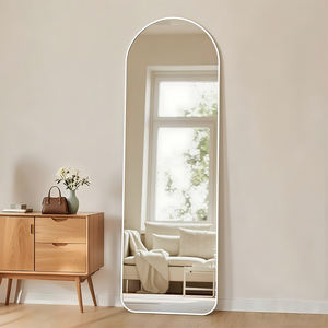 Bathroom Wall-Mounted Full-Length <strong>Arch</strong> <strong>Mirror</strong> with Stand <strong>Tall</strong> Framed Espejo Miroir for Bedroom Makeup Hanging Makeup <strong>Mirror</strong> - Product Image 2