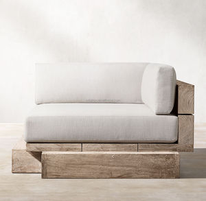 تصميم بسيط للفناء ، مقاعد خشبية ، وسادات خشبية بسمك جاردين من muebles de jardin - Product Image 4