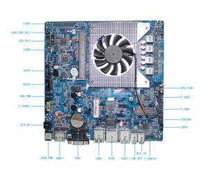เมนบอร์ดอุตสาหกรรม12V แบบฝัง A6-7310เมนบอร์ดมินิ ITX สำหรับเกมนาโนบางไคลเอนต์ - Product Image 2