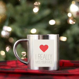 Taza de Oro y Plata con la Frase 'Realmente Me Falta Tuya' - Product Image 1