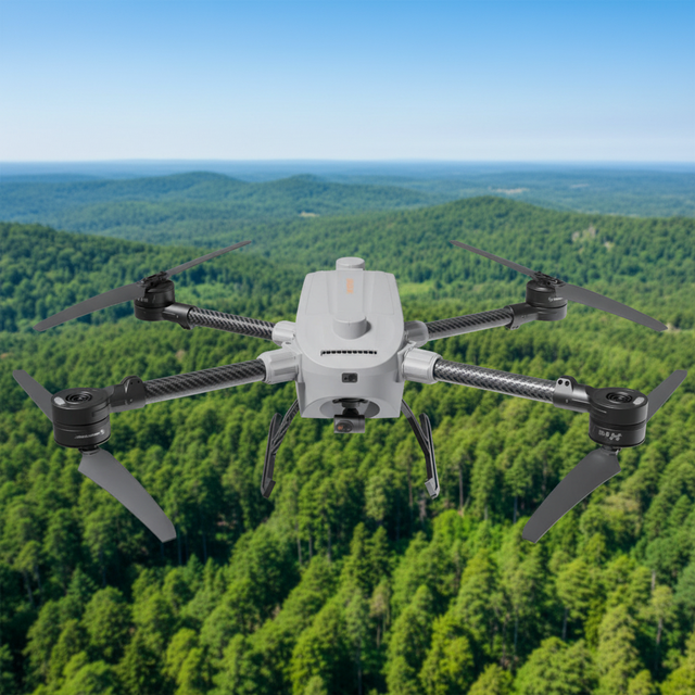 ZSDRONE MX-980 Carbon-Fiber Drone 5KG Payload 12m/s Cruising Speed 735mm Wing Span 4 Propellers