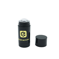 Nouveau design tendance, écologique, conteneur de déodorant en stick rond de 15g et 40g, emballage cosmétique remplaçable avec bouchon à vis C888