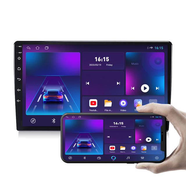 KZS TS18 Car DVD Player Wifi 3D UI Android15 2.7ghz Car Stereo Head Unit GPS Navigation Android System 5G Universal 360 2k