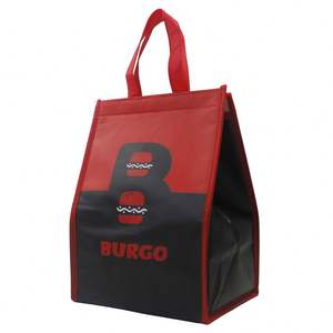 Wholesale Aluminum Foil Lined Insulated Food Shopping Bag Nonwoven Delivery <b>Lunch</b> Bag Small Cooler Bag <b>for</b> <b>Kids</b> - Product Image 1