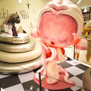 Statuetta Personalizzata Trendy a Forma di Teschio-<span class=keywords><strong>Panda</strong></span>, Decorazione per Negozi e Centri Commerciali, Scultura in Resina - Product Image 6